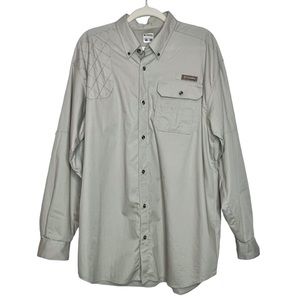 COLUMBIA Omni-Shield Performance Hunting Wear Button Down Shirt. Size‎ Large